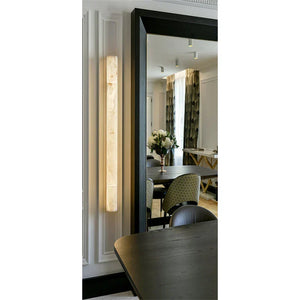 Venus Modern Linear Alabaster Wall Sconce 3"4.7" - view 3