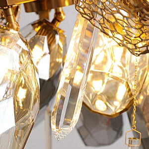 Modern Wine Glass Shape Chandelier Italian Light Luxury Light Fixture for Dining Room/Living Room - view 38