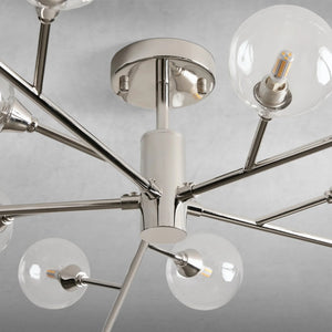 Apollo Moder Glass Ball Flushmount 20''36''47'', flush mount - view 9