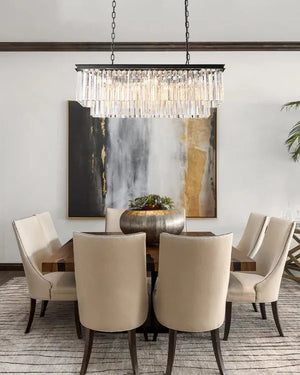 1920s Orion Art Deco Rectangular Chandelier 40"49"59"72" - view 20