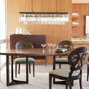 Leyland Tiered Rectangular Chandelier - view 2