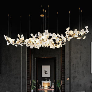 Ceramic Ginkgo Chandelier 4 Sizes - view 4