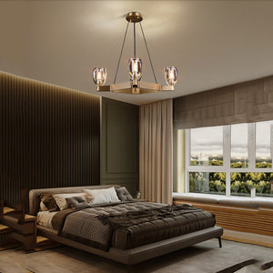 Canson Circular Modern Chandelier 4 Lights - view 4