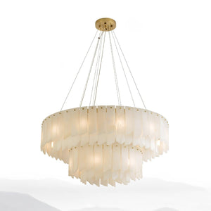 Alabaster Cascade Tiered Chandelier 27.6 - view 3