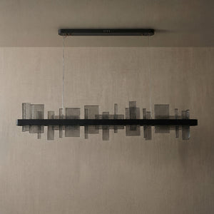 Lyra Round Glass Chandelier - view 2