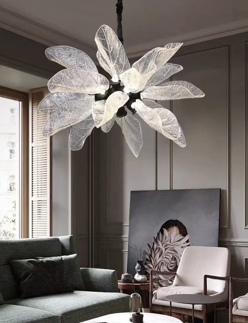 Creative Bionic Resin Leaves Chandelier for Living Room/Dining Room/Staircase - view 9