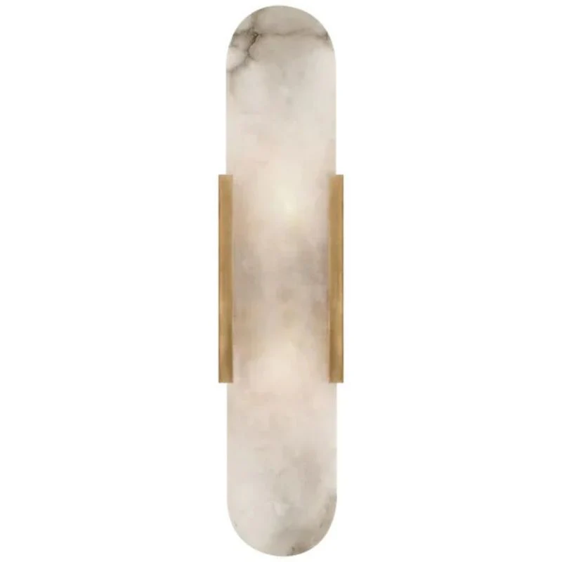 Rowan Modern Alabaster Wall Sconce 20"H, 28"H - view 2