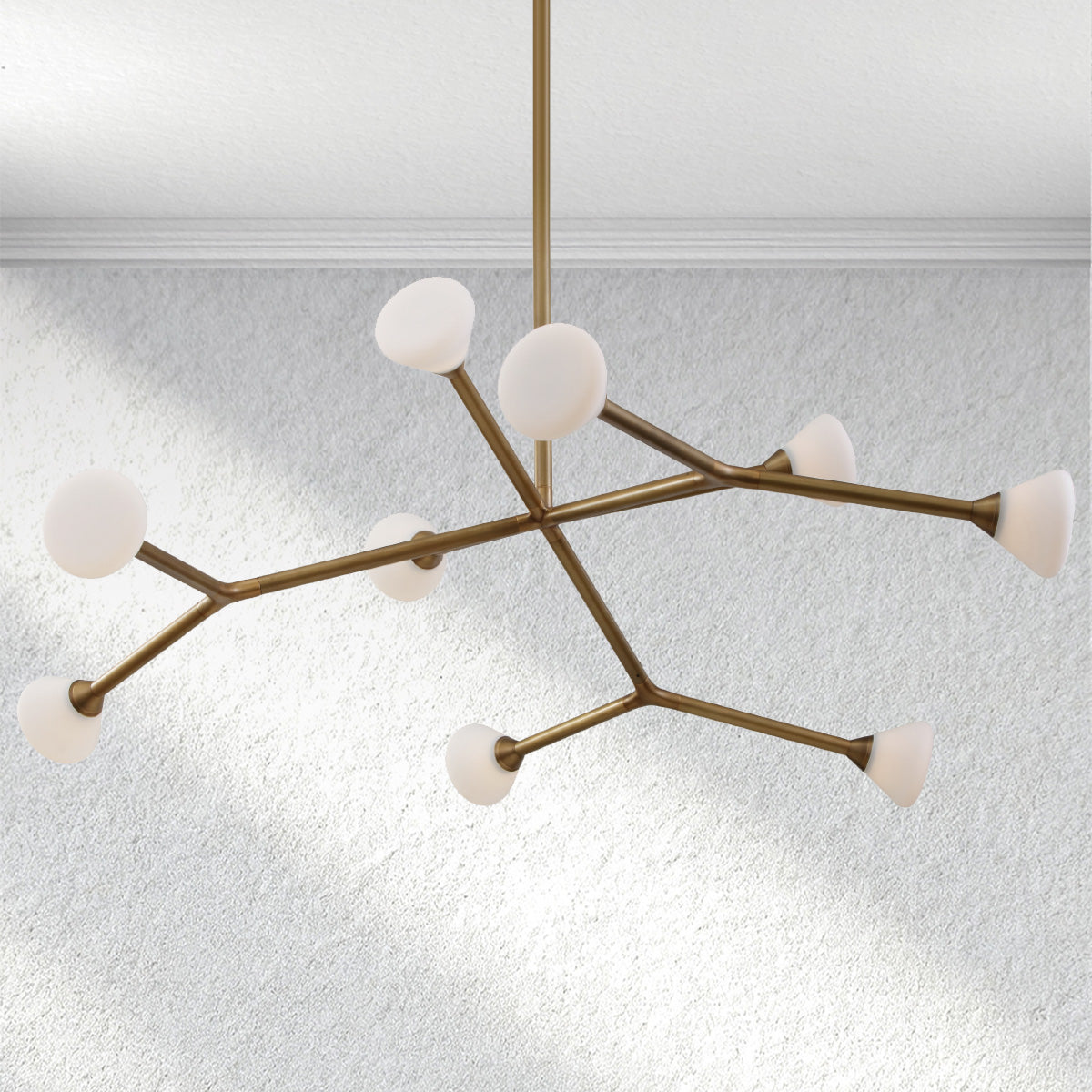 Opaline Sputnik Chandelier - view 3