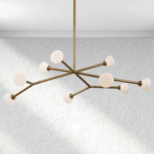 Opaline Sputnik Chandelier - view 2