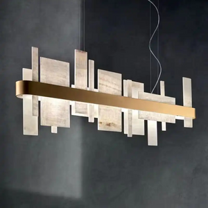 Alabaster Acropolis LED Oval Chandelier - view 2