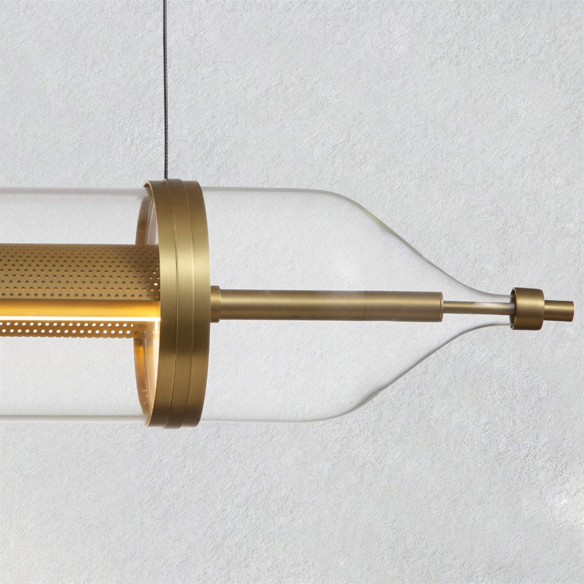 Ethereal Linear Glass Chandelier - view 3