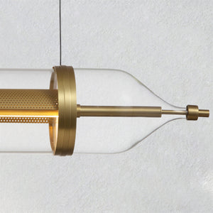 Ethereal Linear Glass Chandelier - view 3