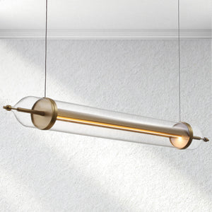 Ethereal Linear Glass Chandelier - view 2