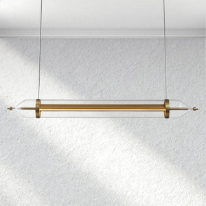 Ethereal Linear Glass Chandelier