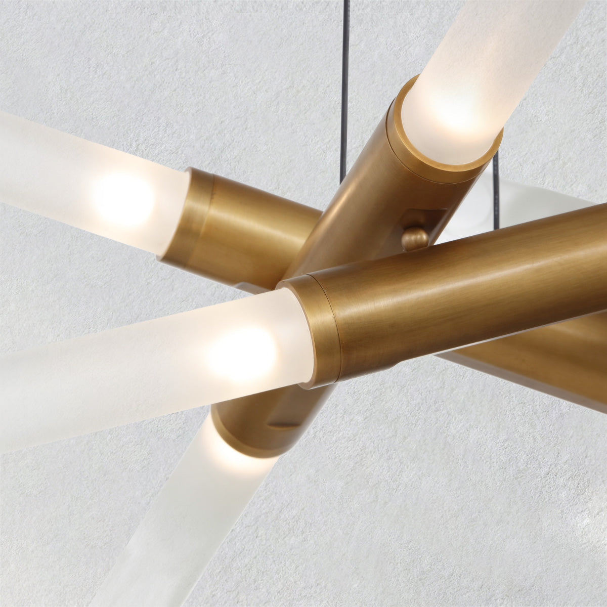 Heritage Intersecting Tube Chandelier - view 2