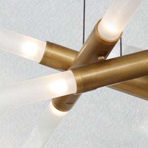 Heritage Intersecting Tube Chandelier - view 2