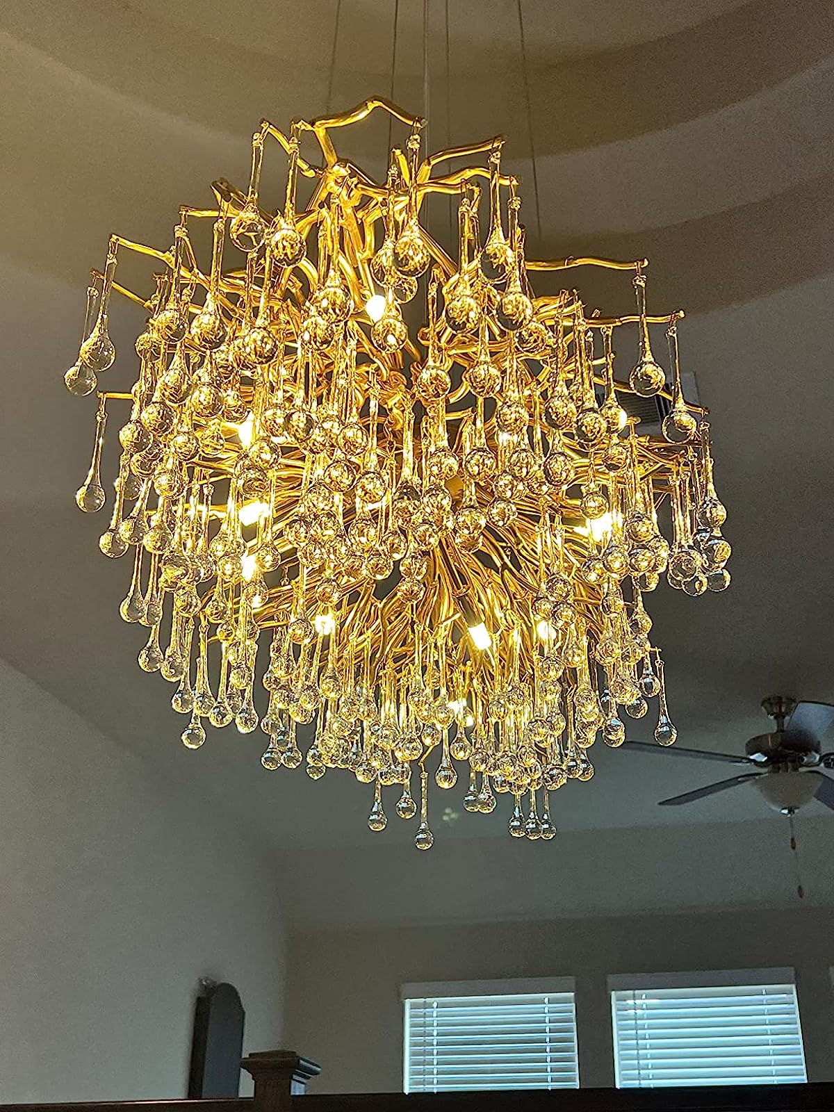 Stunning Tree Branch Crystal Chandelier with Clear Teardrop-shaped for Living/Dining Room - view 25