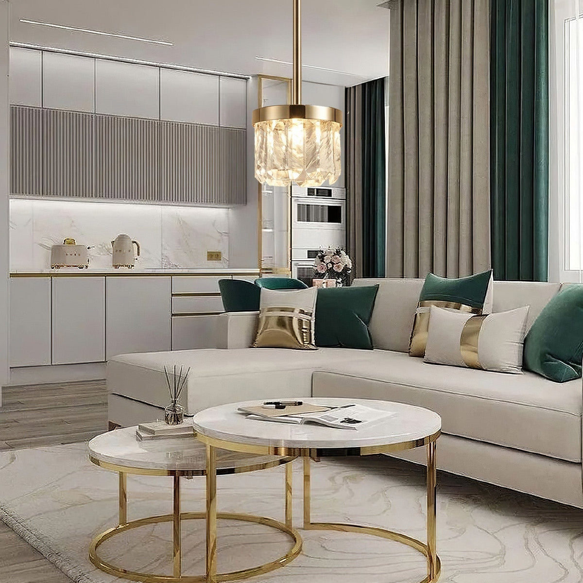 Selene Linear Crystal Chandelier - view 31