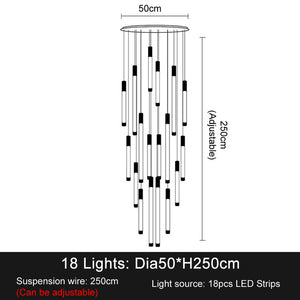 La Barra Staircase Foyer Chandelier - view 7