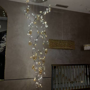 Creative Design Firefly Tree Chandelier for Staircase/Foyer/Villa/Hotel/Restaurant - view 3