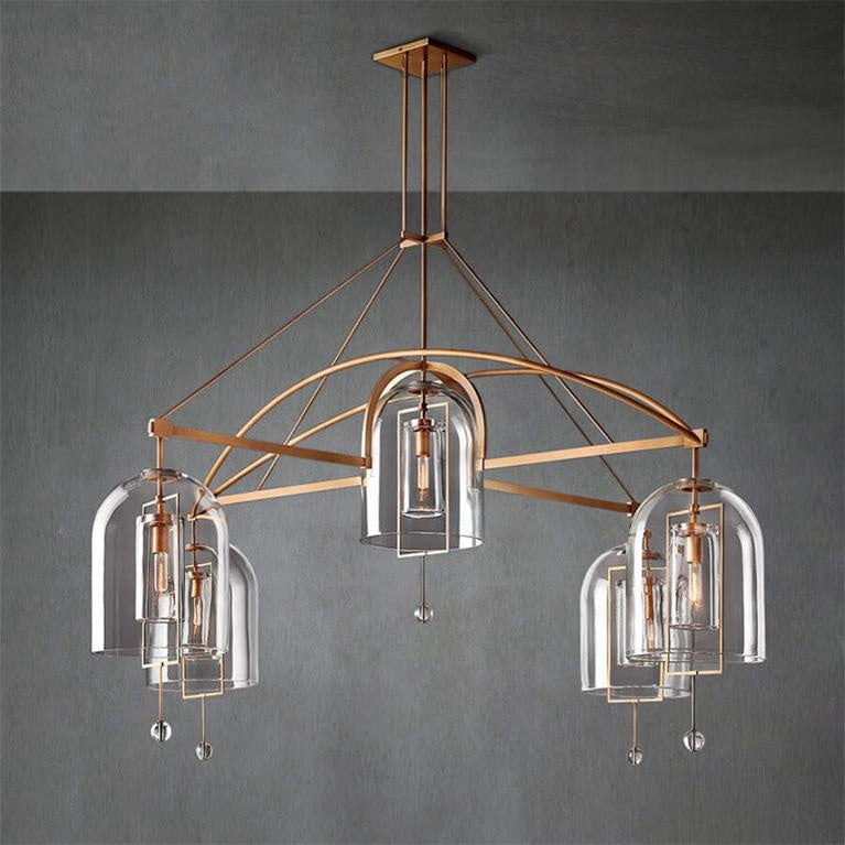 Fable Grand Round Chandelier 85" -5 Lights
