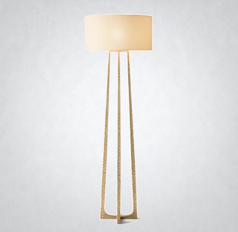 Wiraht Floor Light, linen floor lamp - view 2