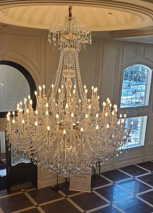 Extra Large Classic Traditional Crystal Chandelier 60/72/90 Lights for Hotel, Showroom, Foyer , Wedding Hall,Coffee Shop - view 3