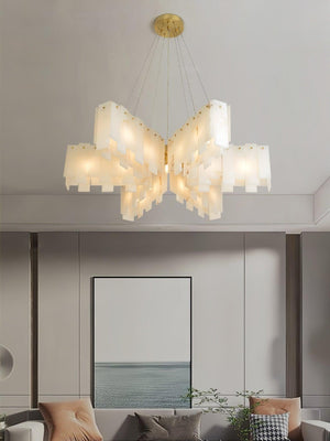 Alabaster Cascade Tiered Chandelier 27.6 - view 19
