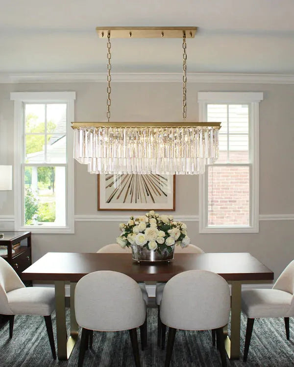 1920s Orion Art Deco Rectangular Chandelier 40"49"59"72" - view 19