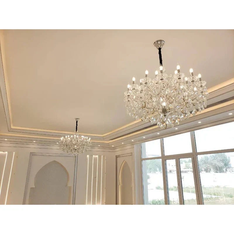 Allumage Extra Wide Classic Crystal Chandelier, K9 crystal - view 8