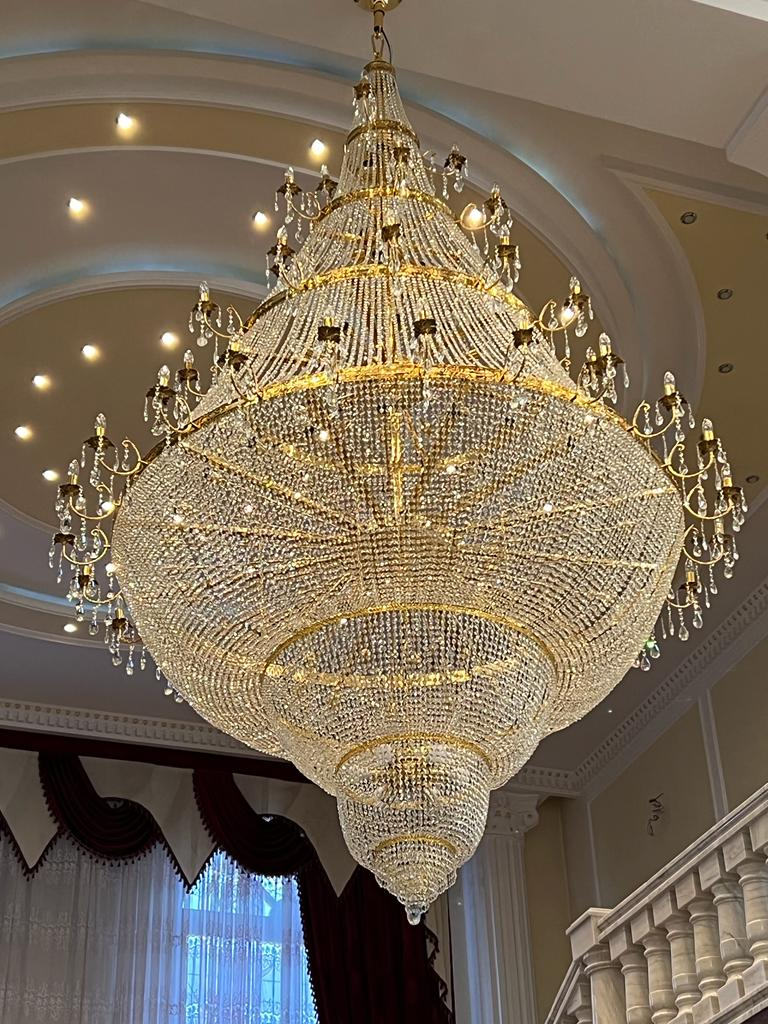 Luxury Multi-tiered Crystal Chandelier for Hotel/Restaurant/Staircase/Foyer - view 2