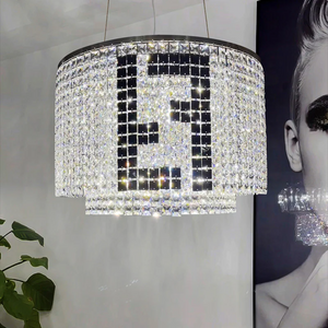 Fendi Modern Crystal Chandelier - view 4