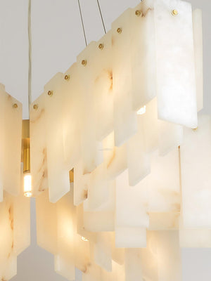 Alabaster Cascade Tiered Chandelier 27.6 - view 5