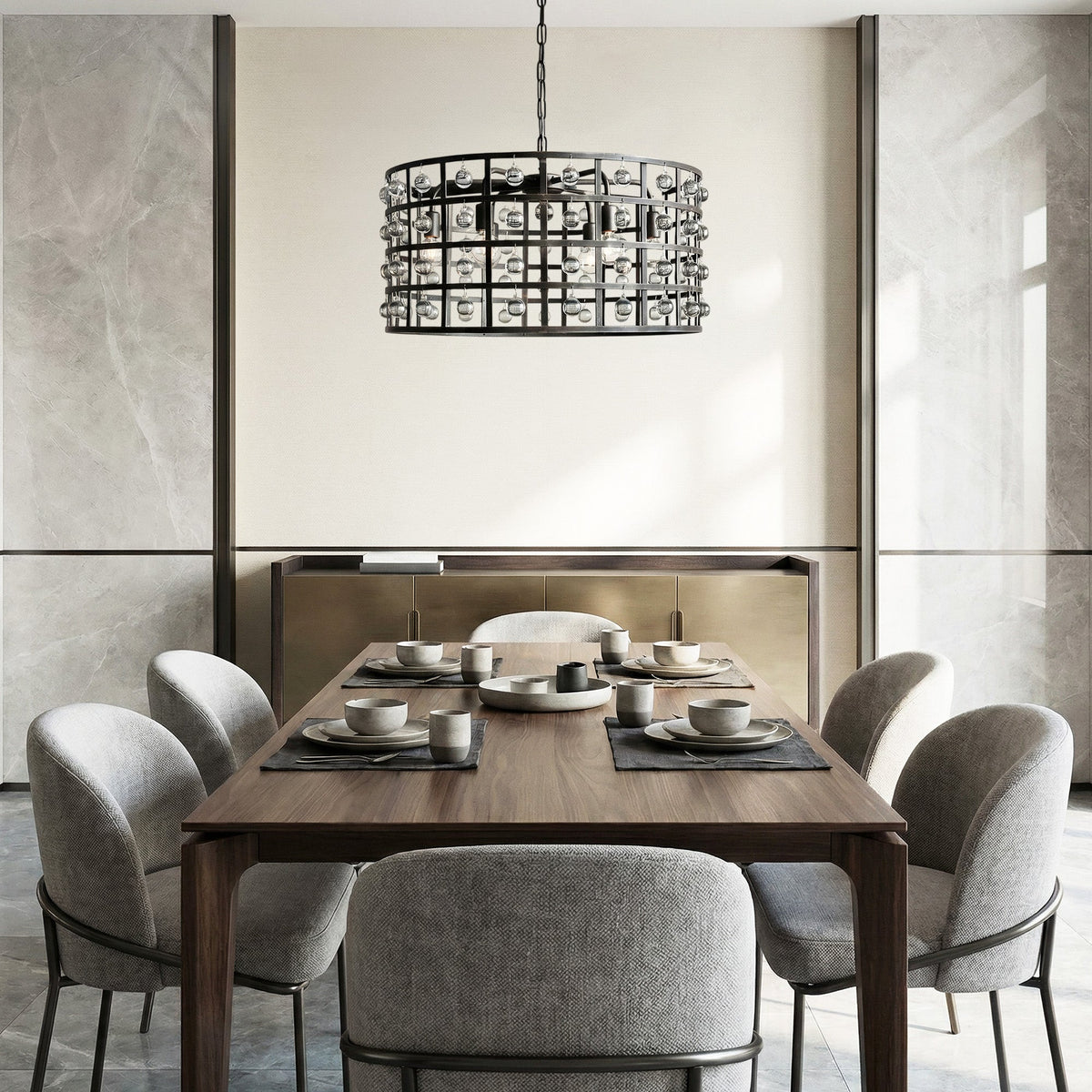 La Cage Round Chandelier 6/8/12 Light - view 5