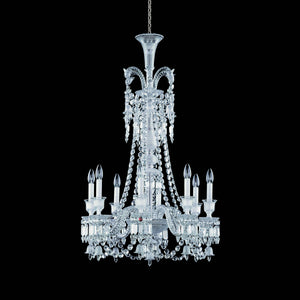 Light Luxury Classic Long Version Tiered Candle Light Crystal Chandelier for High-ceiling Rooms/Living Room - view 4