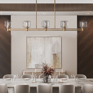 Nora Double Linear Chandelier 72'' - view 4