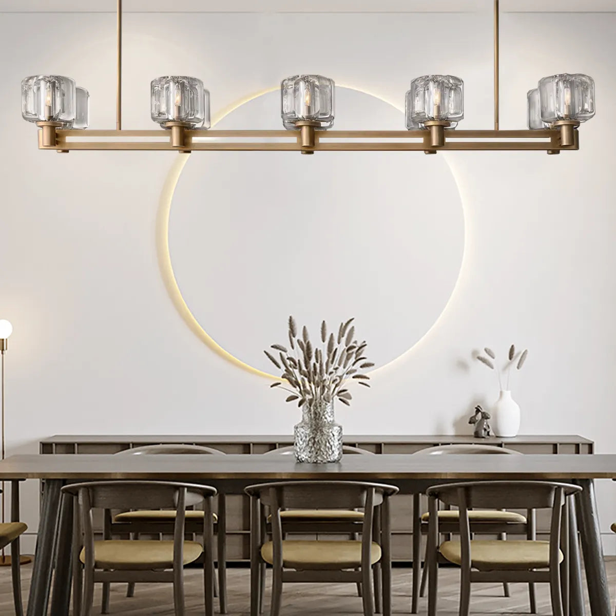 Nora Double Linear Chandelier 72'' - view 5