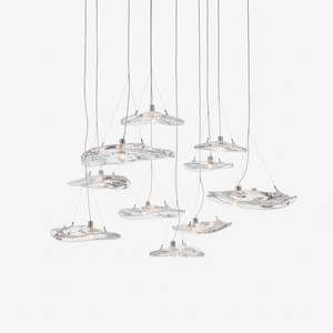 Manta Drift Class Crystal Chandelier
