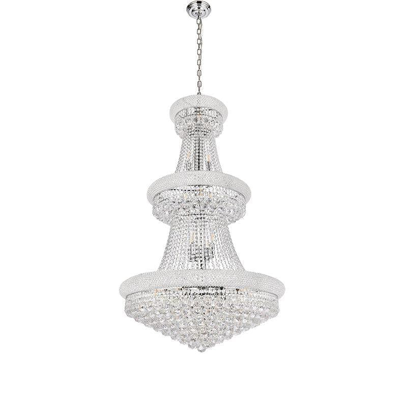 Luxury French Empire Chandelier for Villa Hall Ceiling Three-layers Crystal Light for Hotel Lobby - view 14