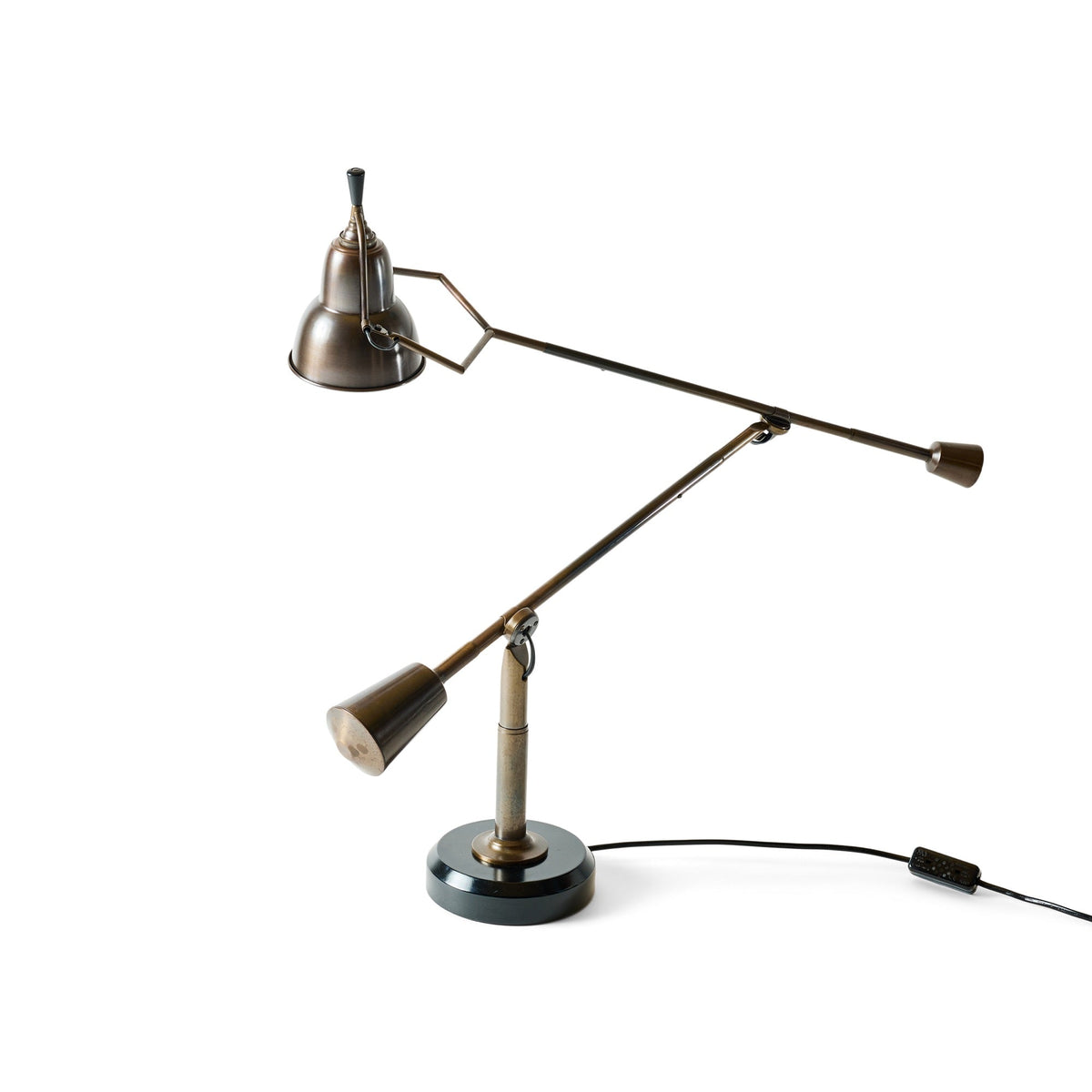 Double Arm Counterweighted Task Lamp by Edouard Wilfred Bouquet, 1927 - view 3