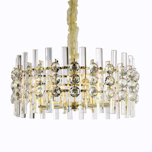 Ariel Gem Round Crystal Chandelier, K9 crystal - view 2