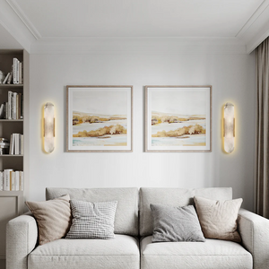 Rowan Modern Alabaster Wall Sconce 20"H, 28"H - view 8