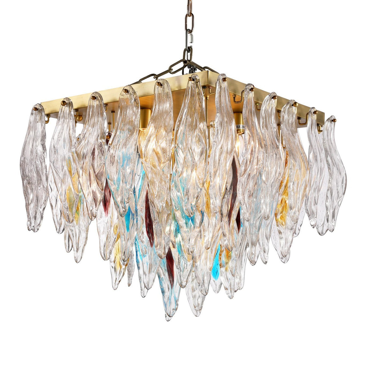 Lunette Murano-Style Glass Chandelier