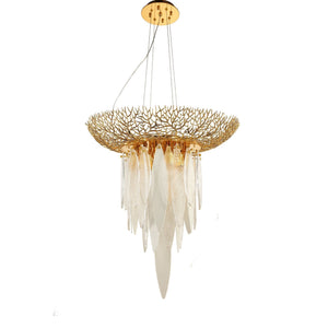 Natalie Branching Chandelier, brass