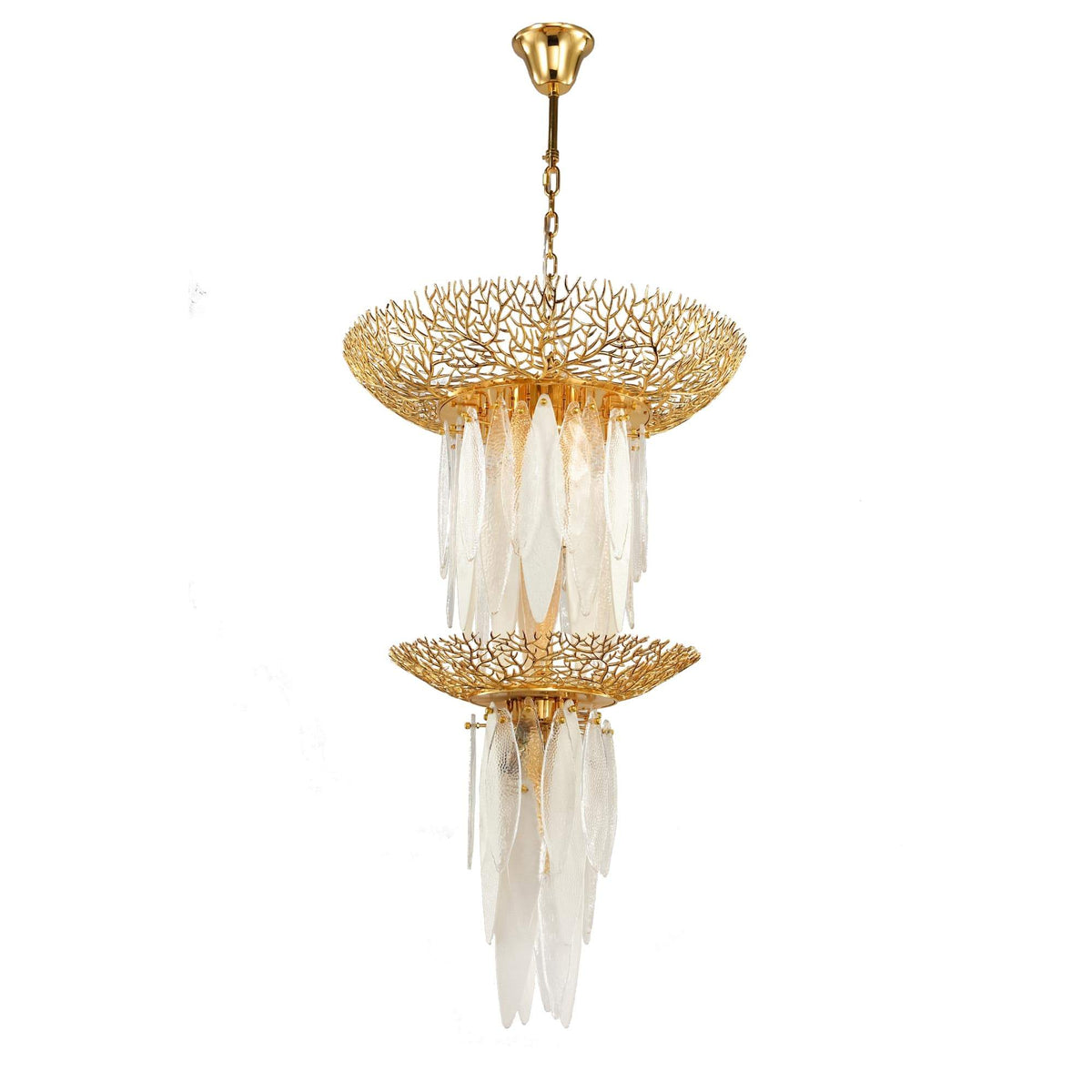 Natalie Branching Chandelier, brass - view 4