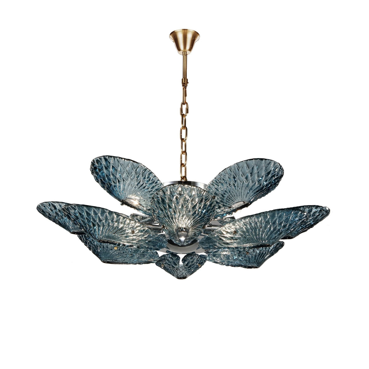 Bella Murano Glass Flower Chandelier - view 2