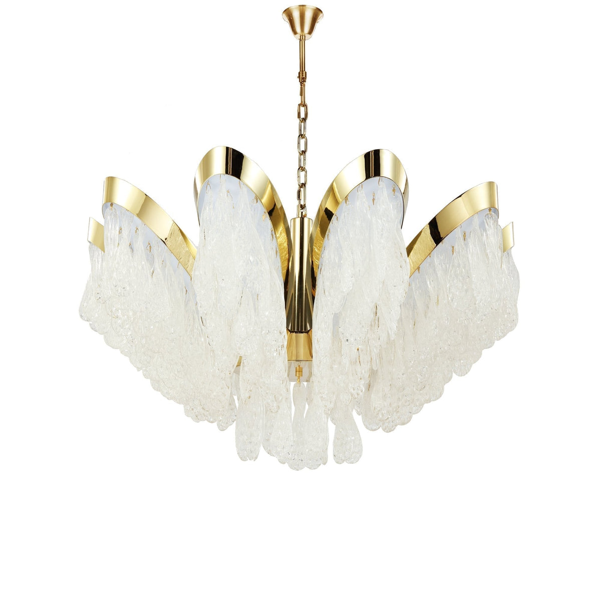 Palm-Villa Murano-Style Glass Chandelier