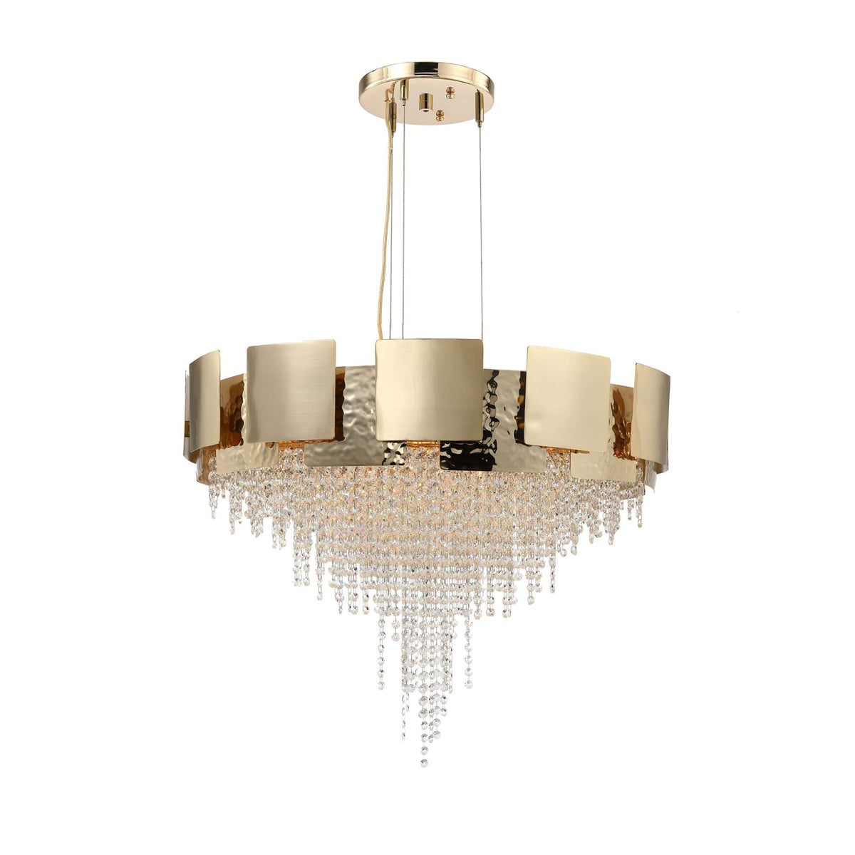 Amadeo Round Crystal Bead Chandelier, K9 crystal - view 3