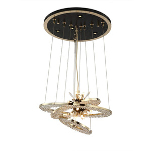 Aleron Crystal Ring Sputnik Chandelier, K9 crystal - view 2