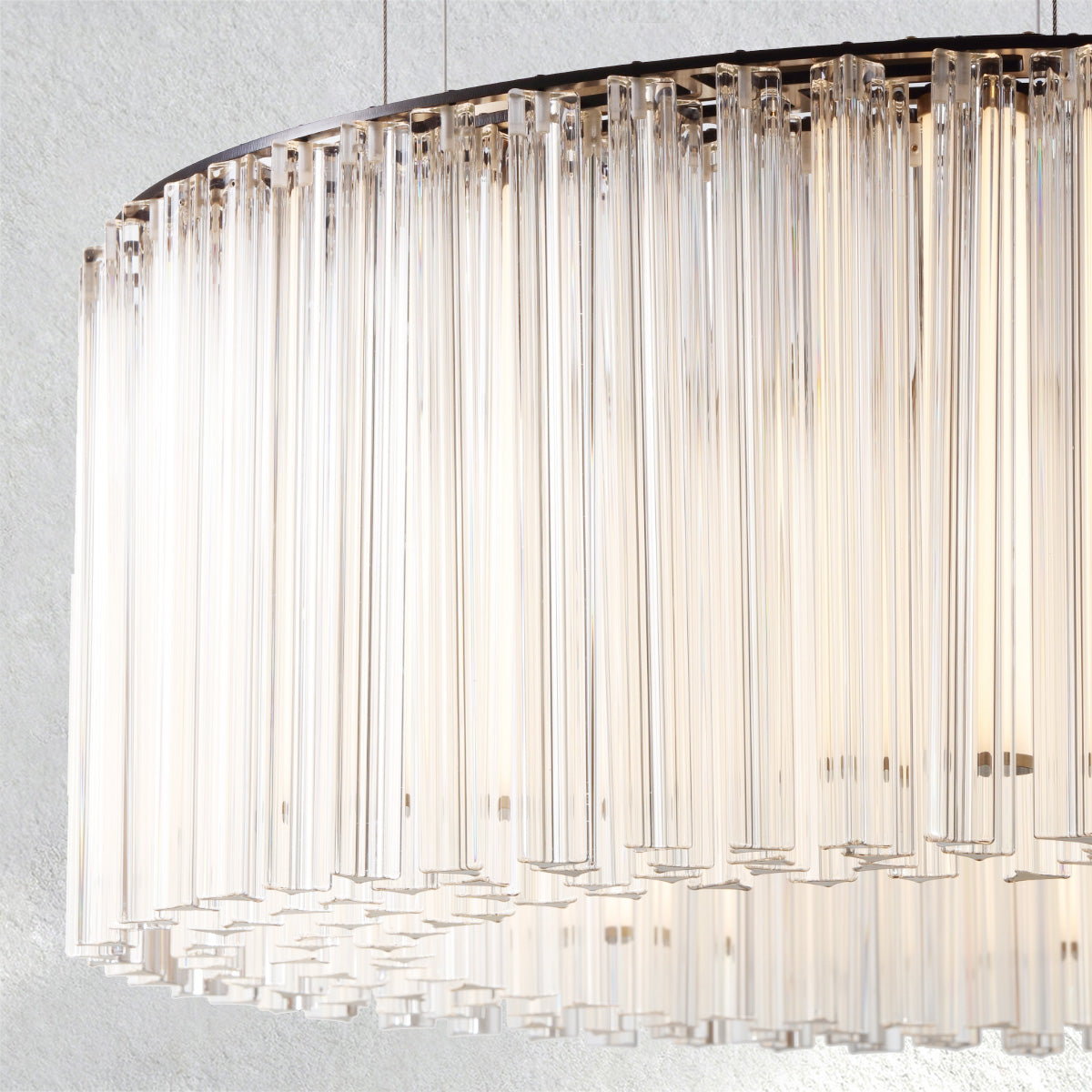 Carey Rainfall Round Chandelier - view 2